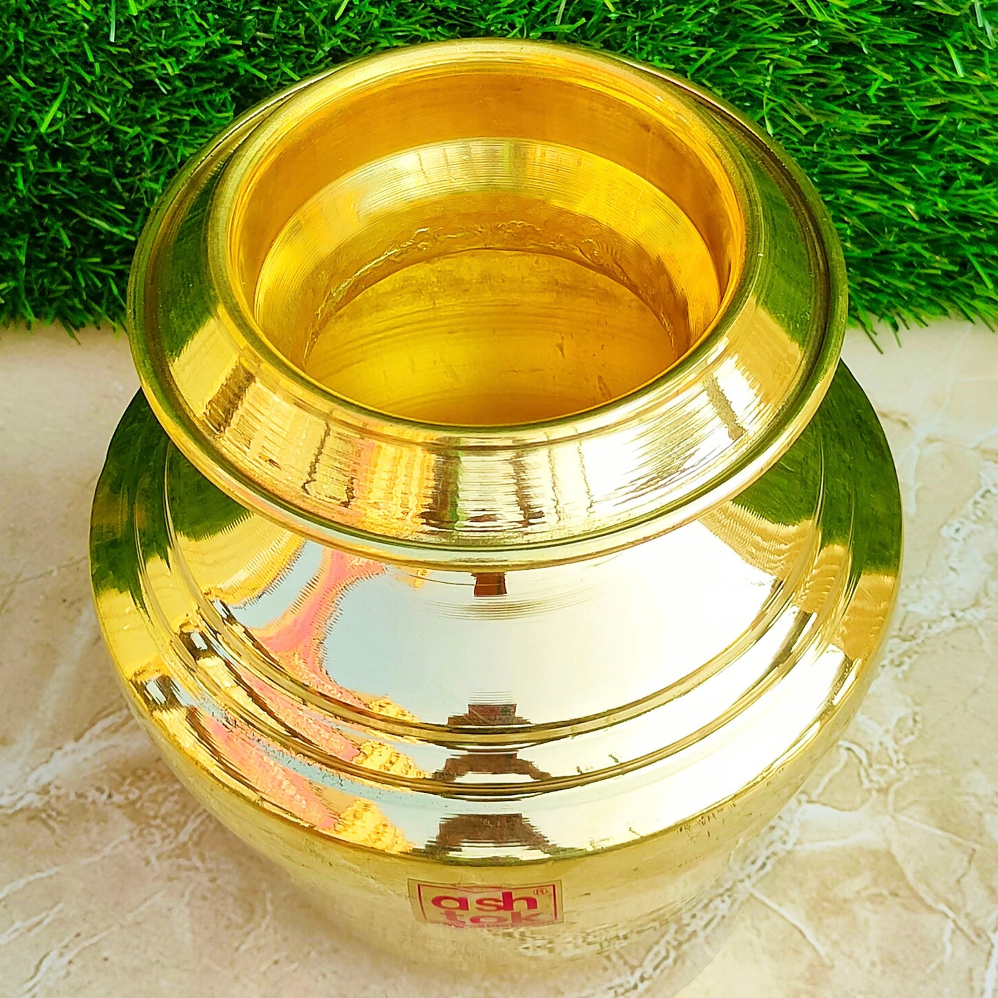 Brass Ghada Water Pot, Kudam Pooja Pot, Pital ka Ghada