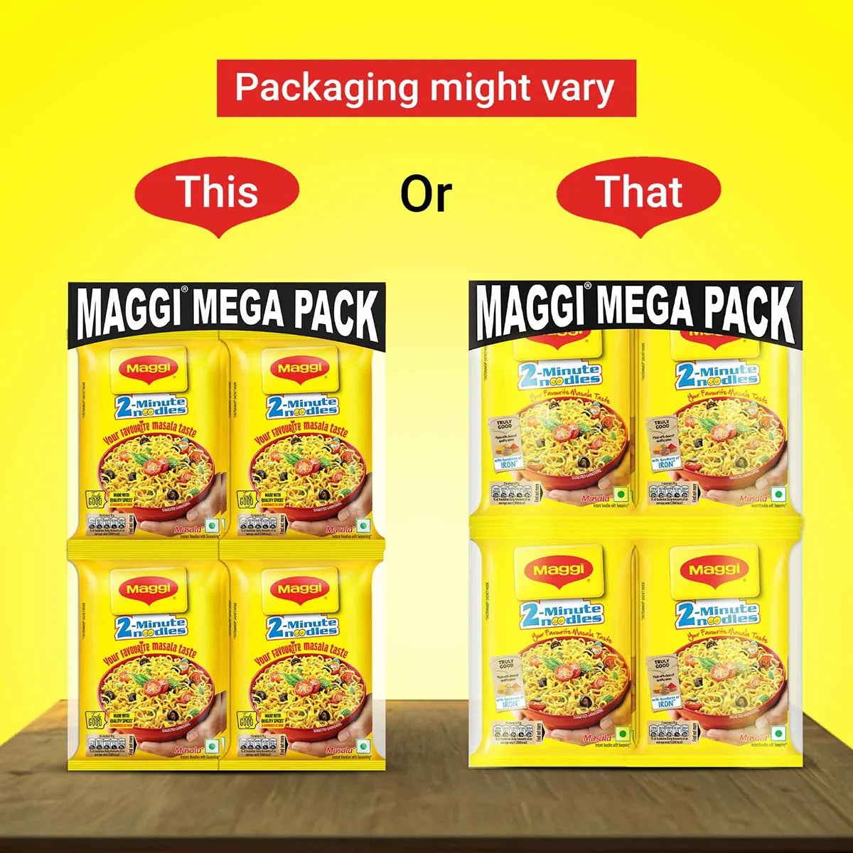 Maggi 2-Minute Noodles Masala - 12 x 70 g