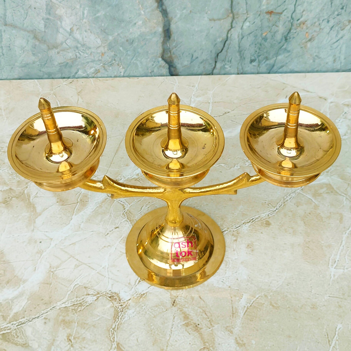 Brass Oil Lamp, Brass Traditional Kerala Lamp, Brass Vintage Oil Diya, Puja Diya
