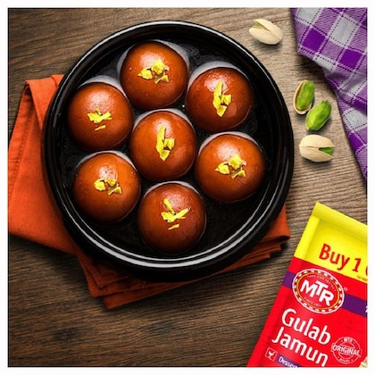 MTR Instant Gulab Jamun Ready Mix - 175g (Buy 1 Get 1 Free)