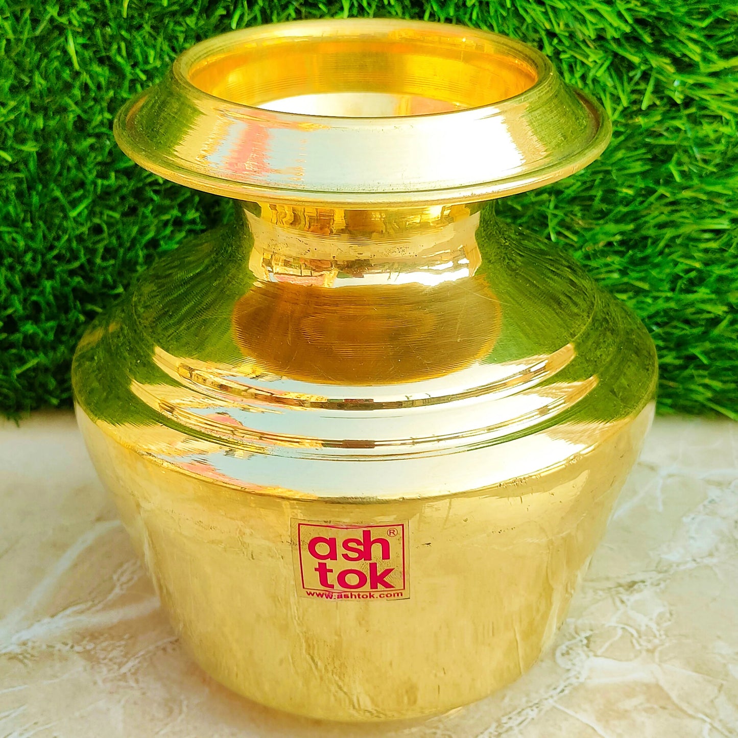 Brass Ghada Water Pot, Kudam Pooja Pot, Pital ka Ghada