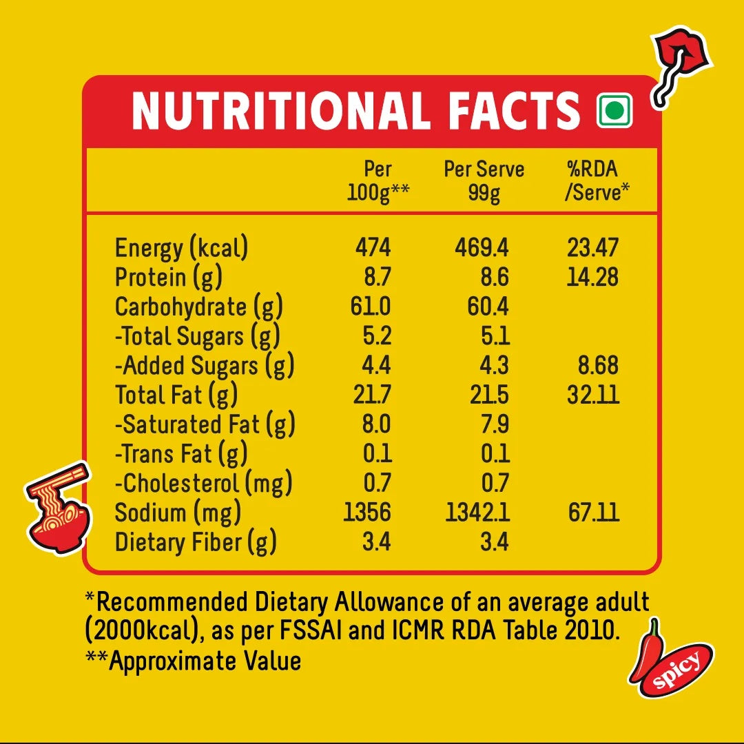 MasterChow K-chow Korean cheese Instant Noodles - 99g