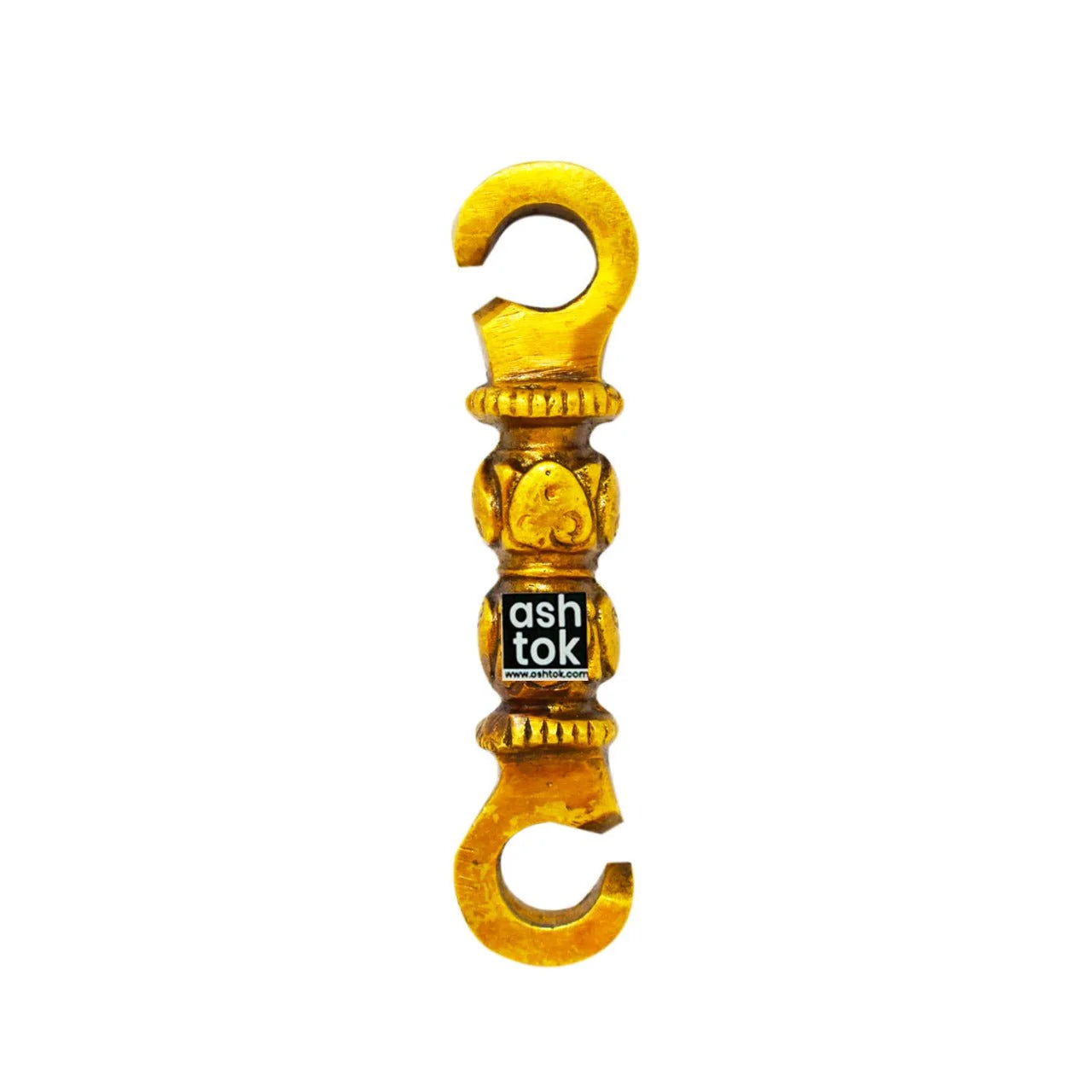 Brass Chains for Swing, Jhula Chain, Swing Chain Hooks and Accessories, Color - Golden. Height 71 Inches.