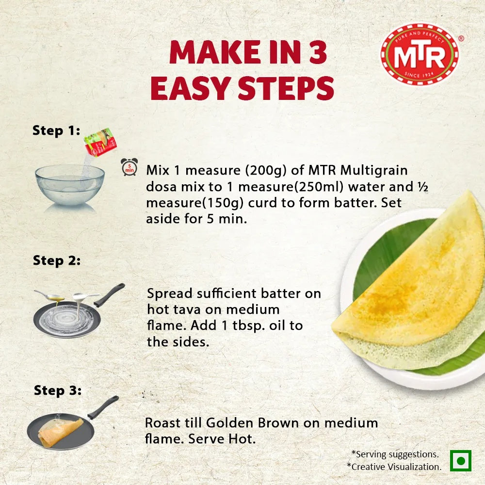 MTR Multigrain Dosa - 500g
