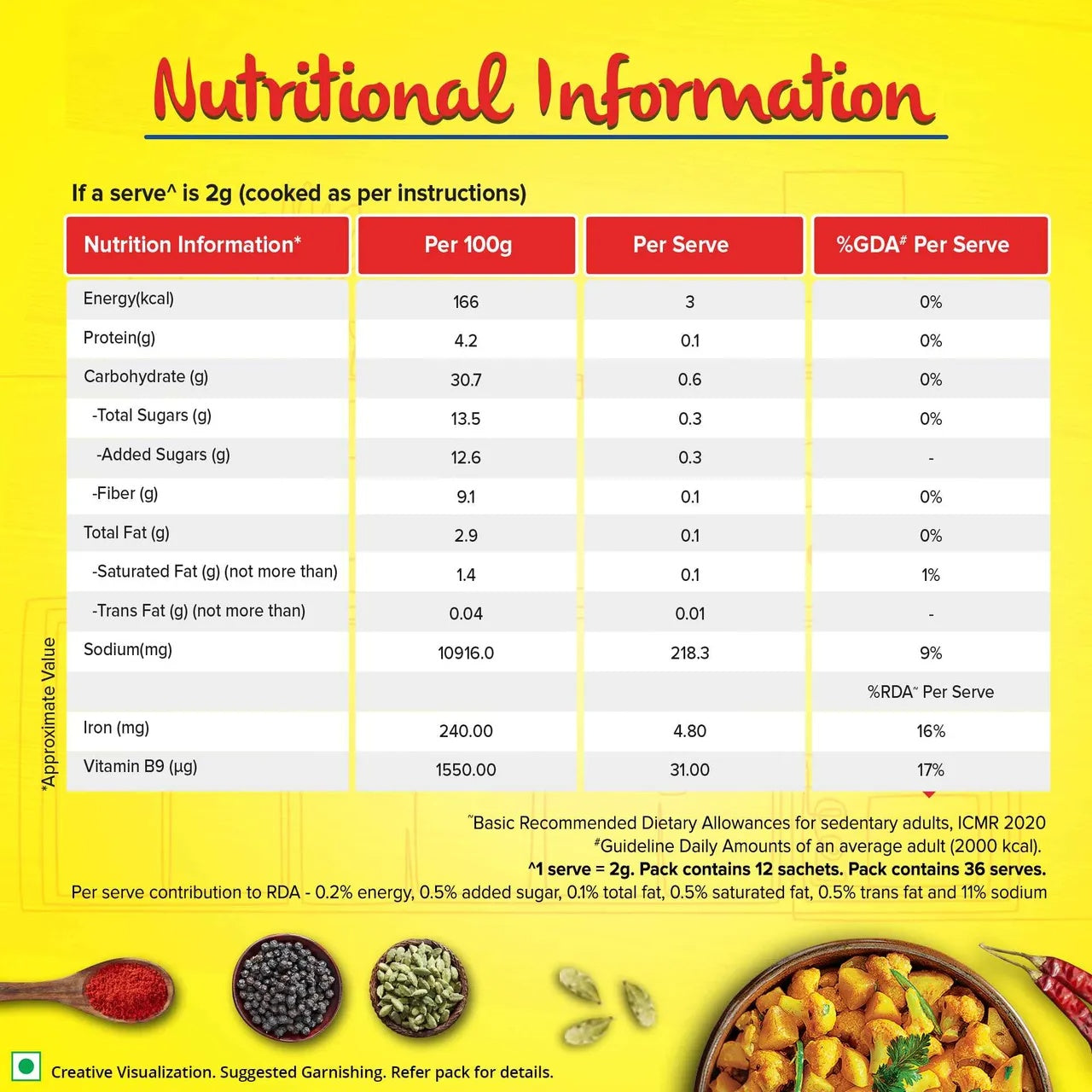 Maggi Masala-Ae-Magic Vegetable Masala - 72 g