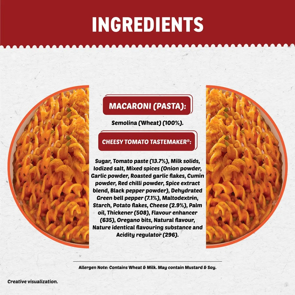 Maggi Pazzta Instant Pasta - Cheesy Tomato Twist - 68.5 g