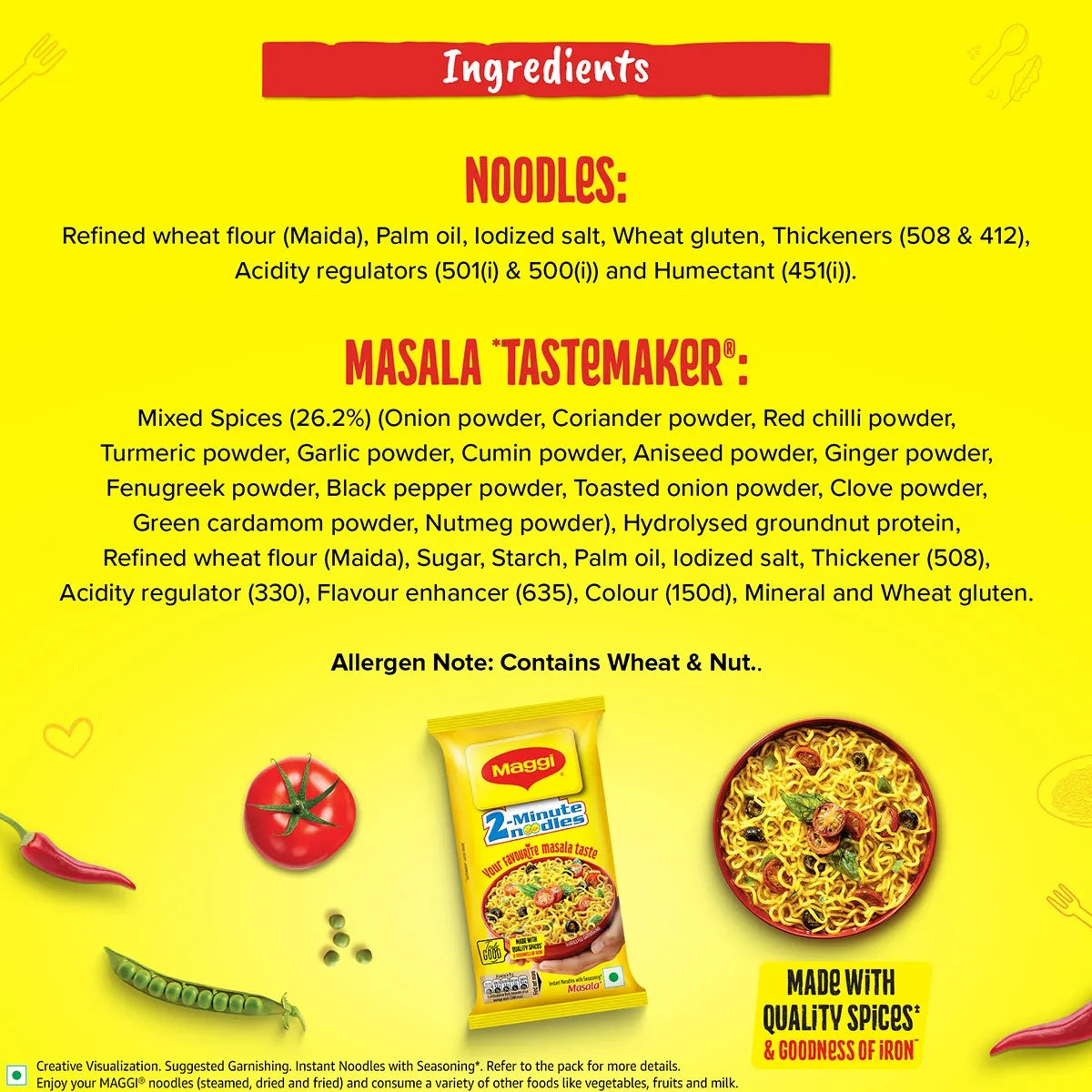 Maggi 2-Minute Noodles Masala - 2 x 70 g