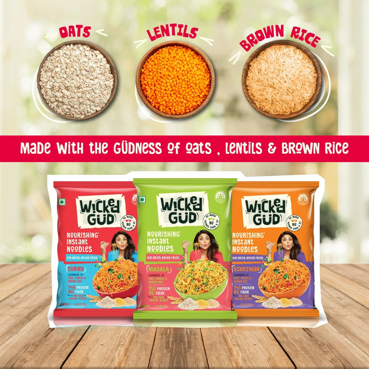 Wickedgud Instant Noodles - Schezwan - 69 g