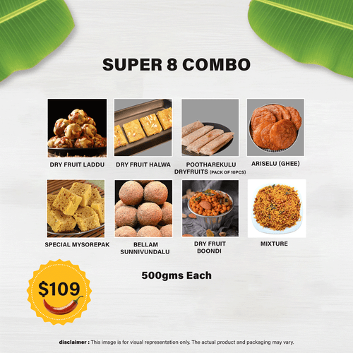 Super 8 - Sweets and Namkeens Combo