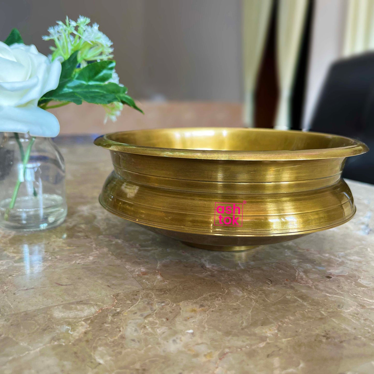 Brass Decorative Potpourri Bow, Urli decoration.