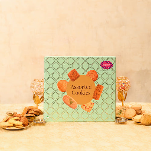 Assorted Cookies (Green) - 1.2kg