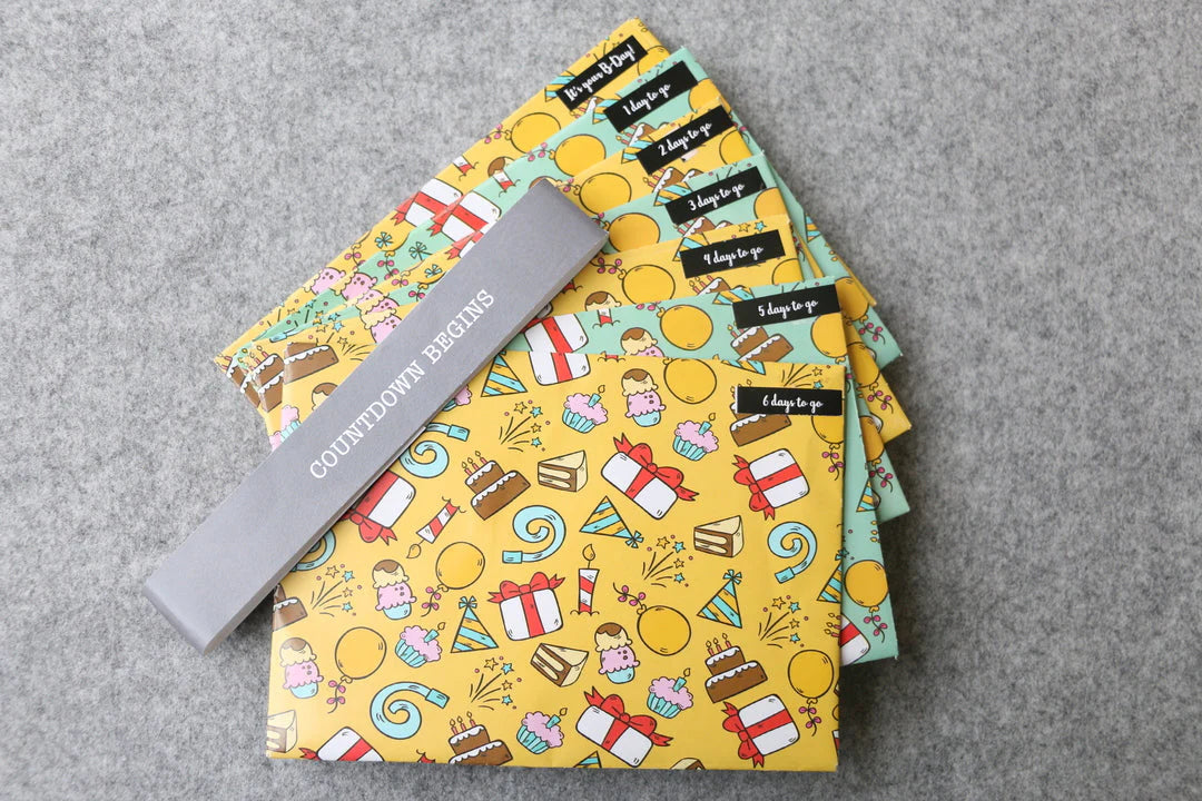 Birthday Countdown Letters