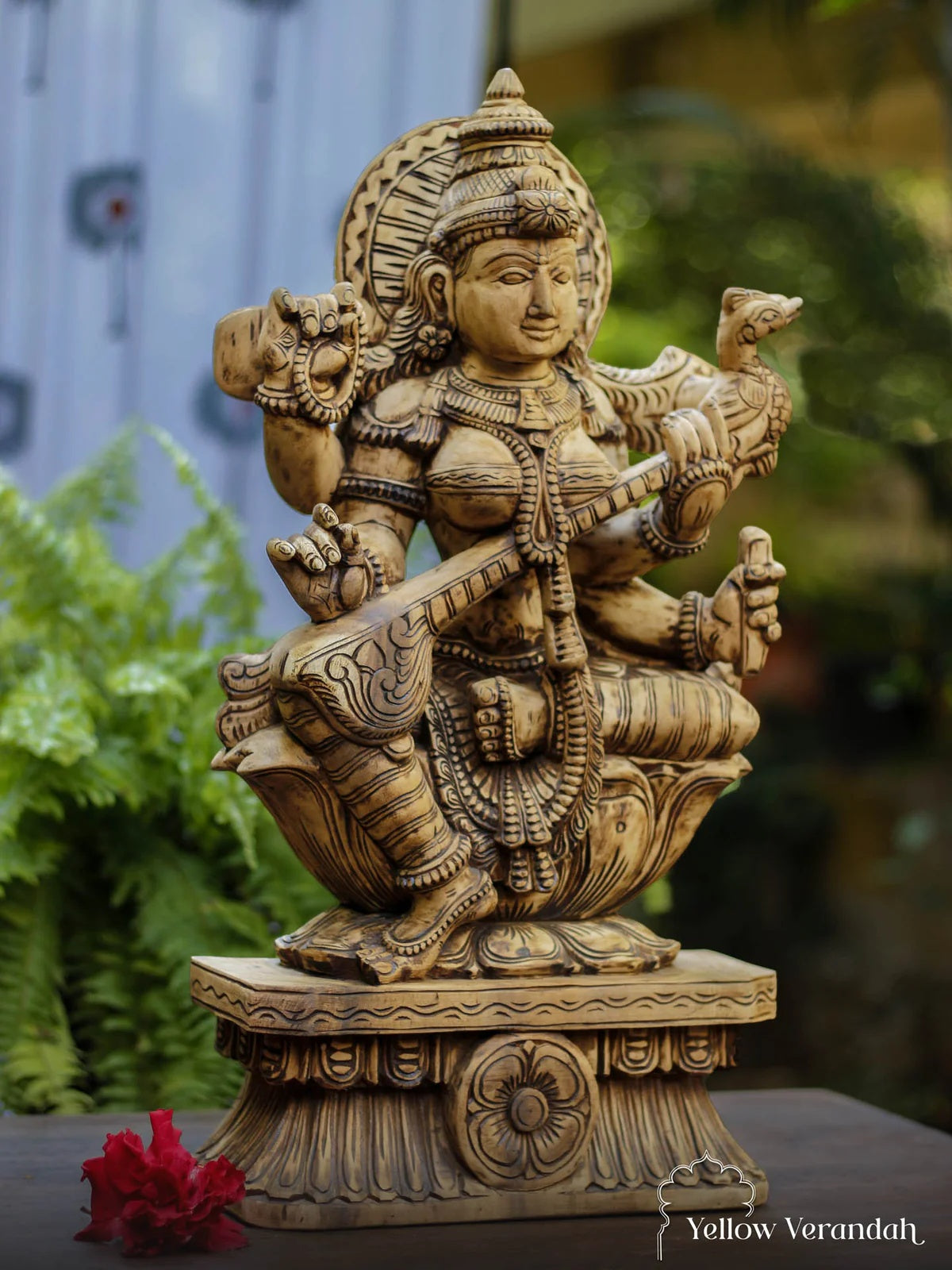 Antique Saraswati Sculpture