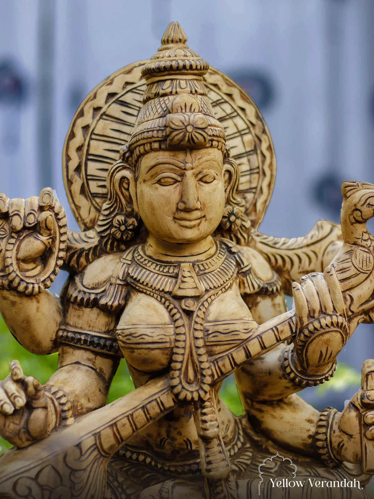 Antique Saraswati Sculpture
