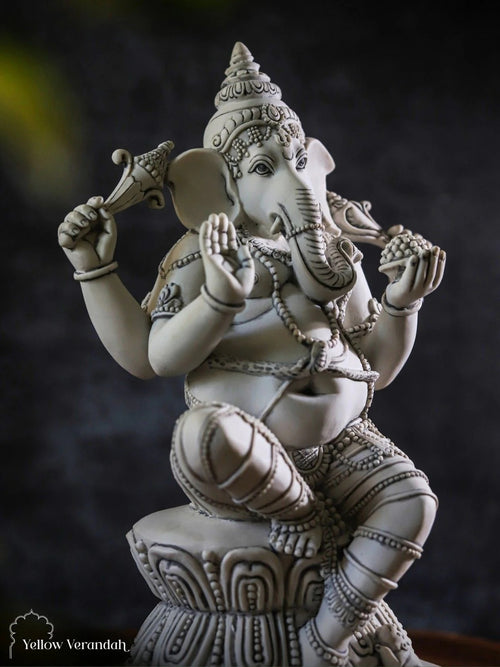 Marble Dust Sculpture - Ganesha