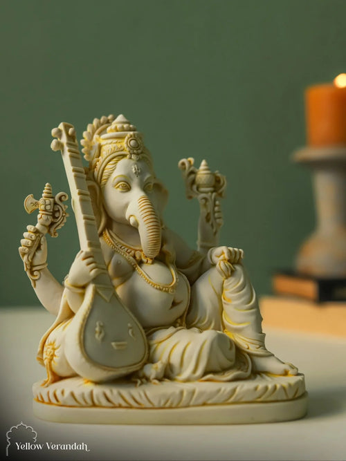 Marble Dust Sculpture - Ganesha