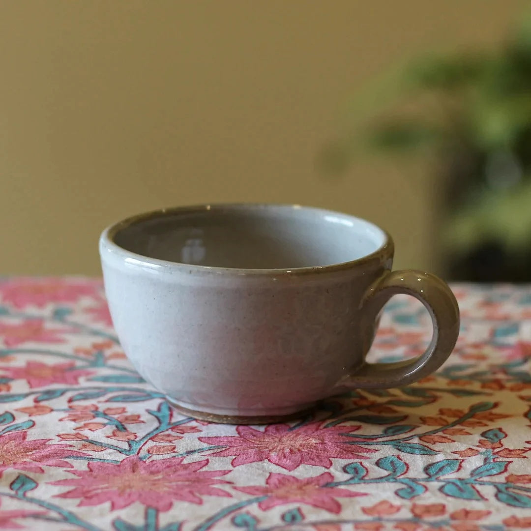 Stoneware Tea Serving Cup