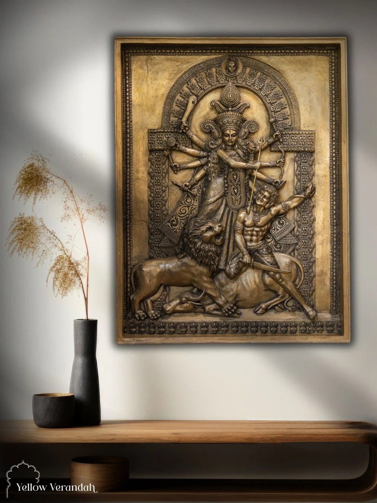 Brass Durga