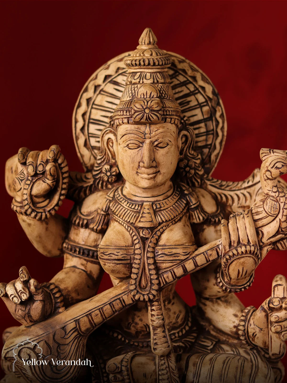 Antique Saraswati Sculpture