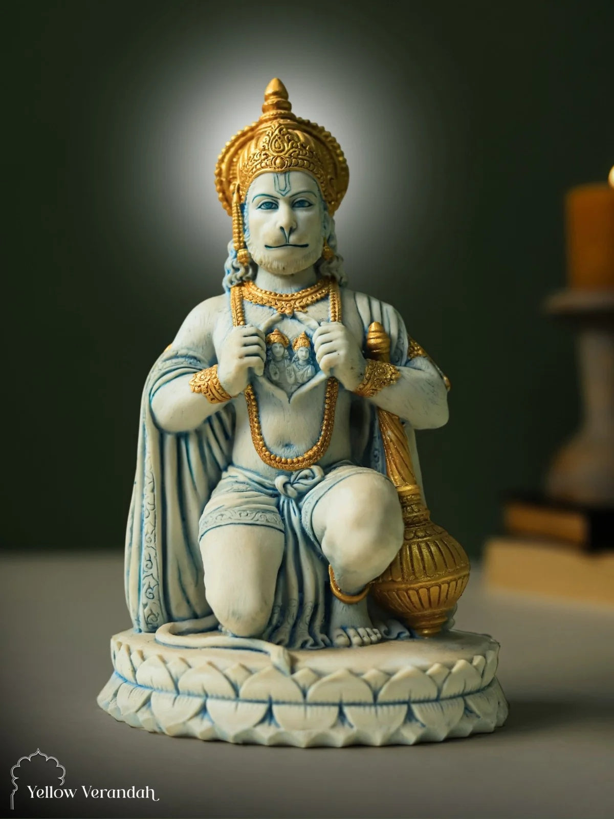 Hanuman Sculpture - Marble God Statue