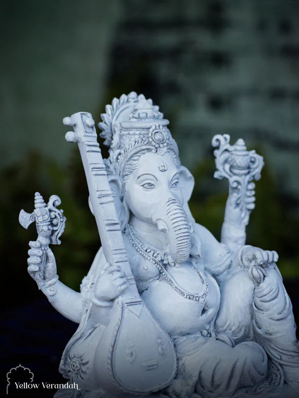 Marble Dust Sculpture - Ganesha