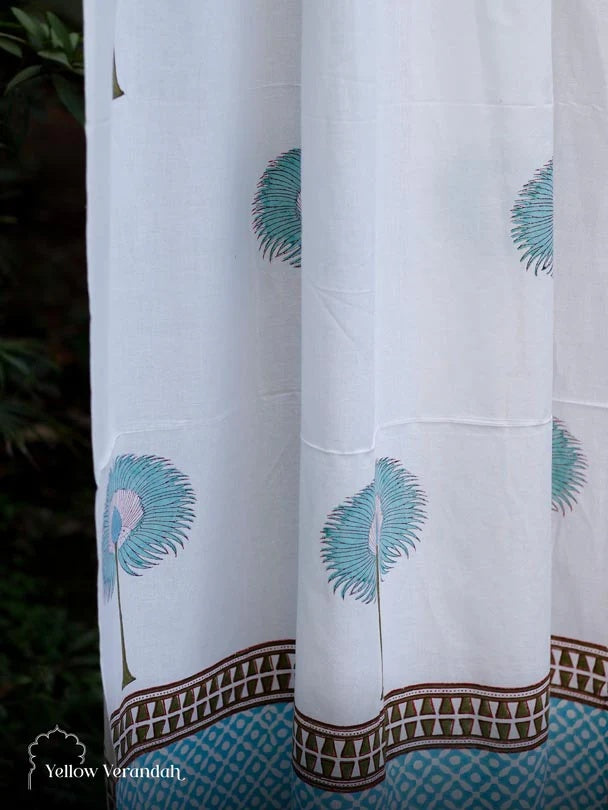 Cotton Sheer Curtains (Pair)