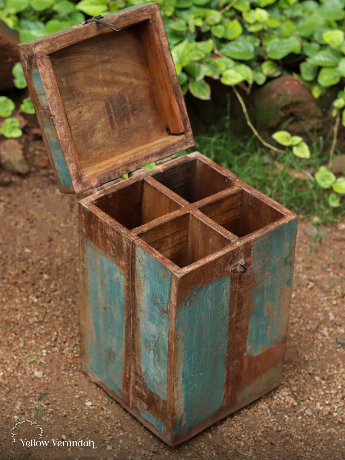 Antique Wooden Wine Box