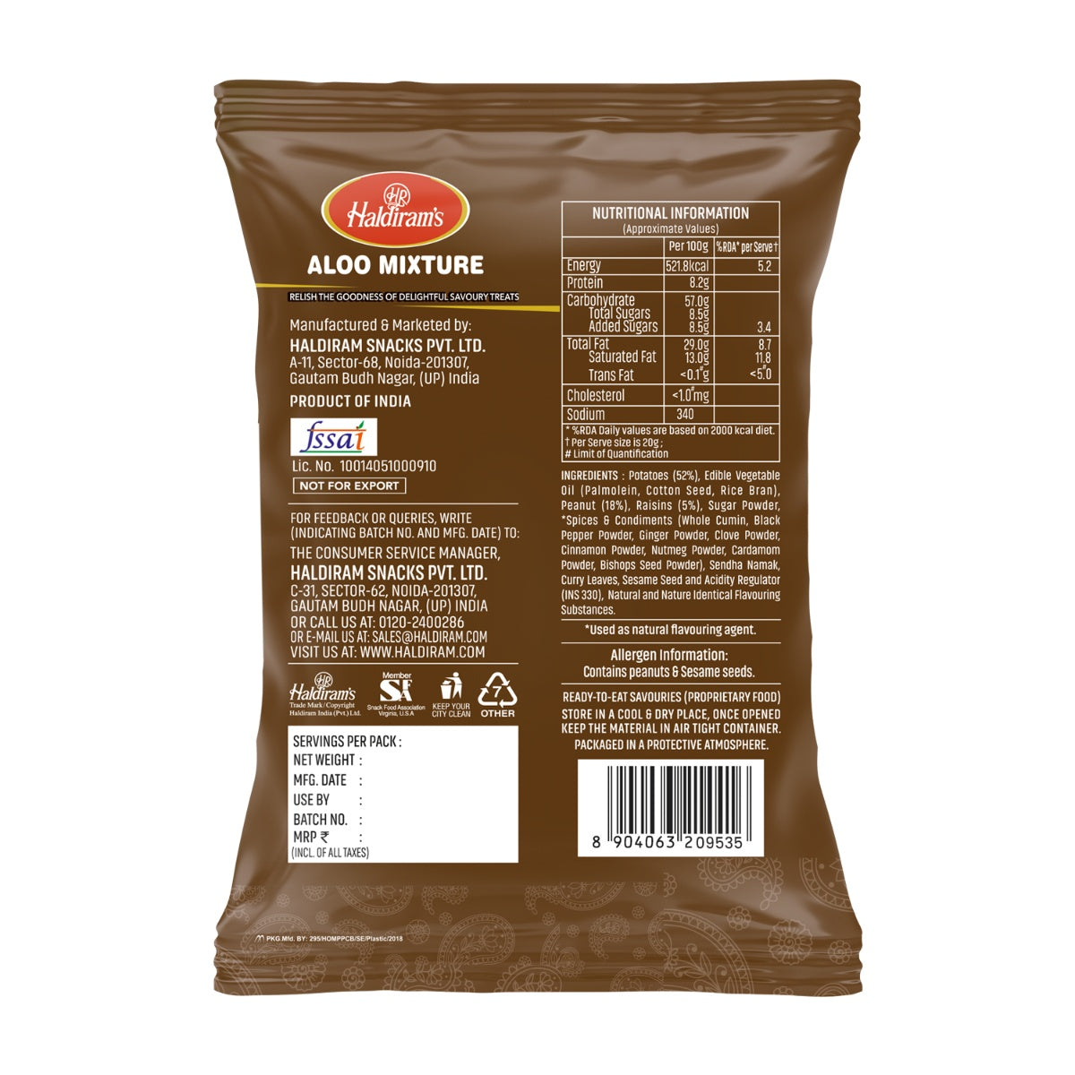 Aloo Mixture