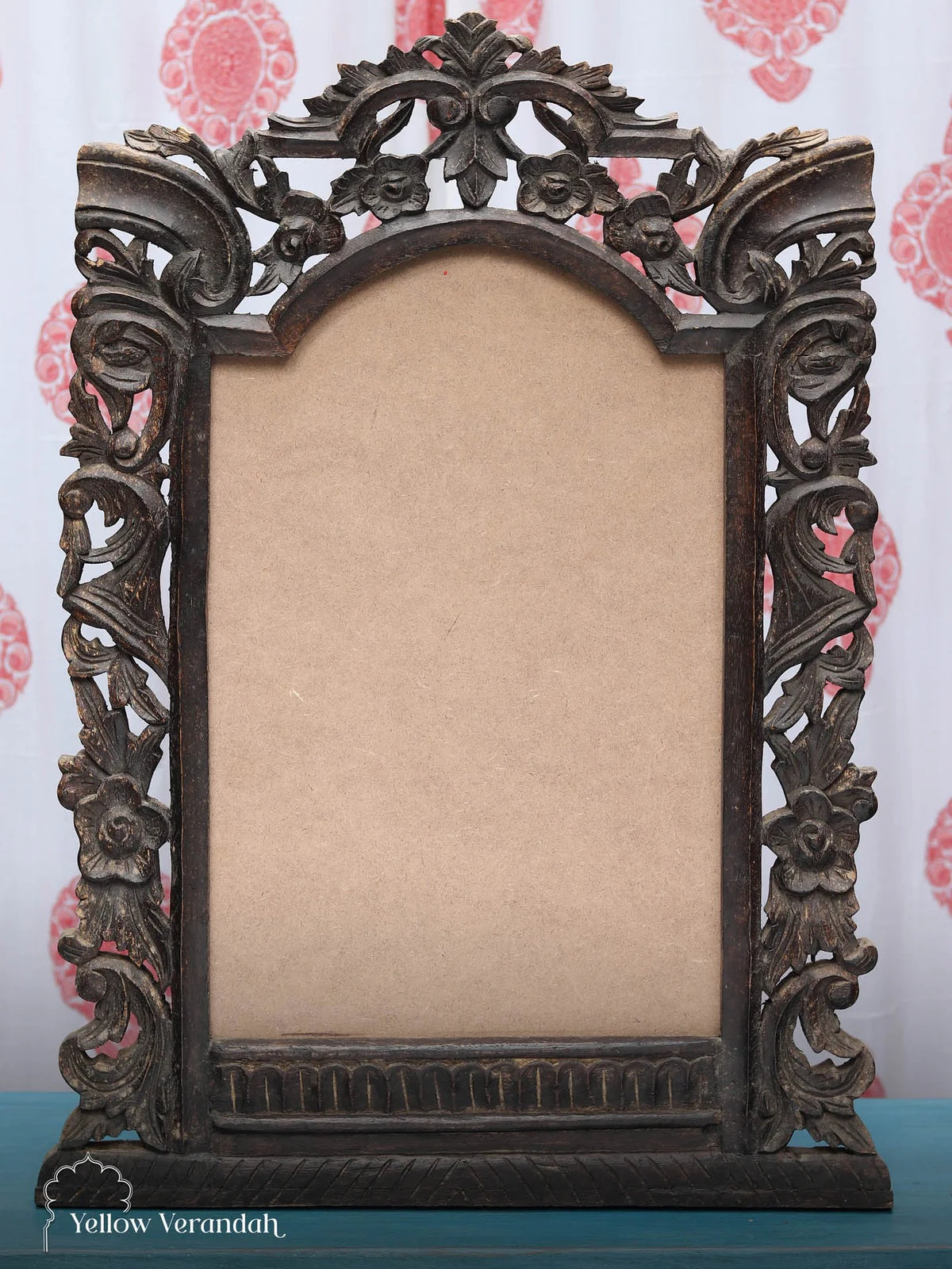 Victorian Wooden Carving Mirror