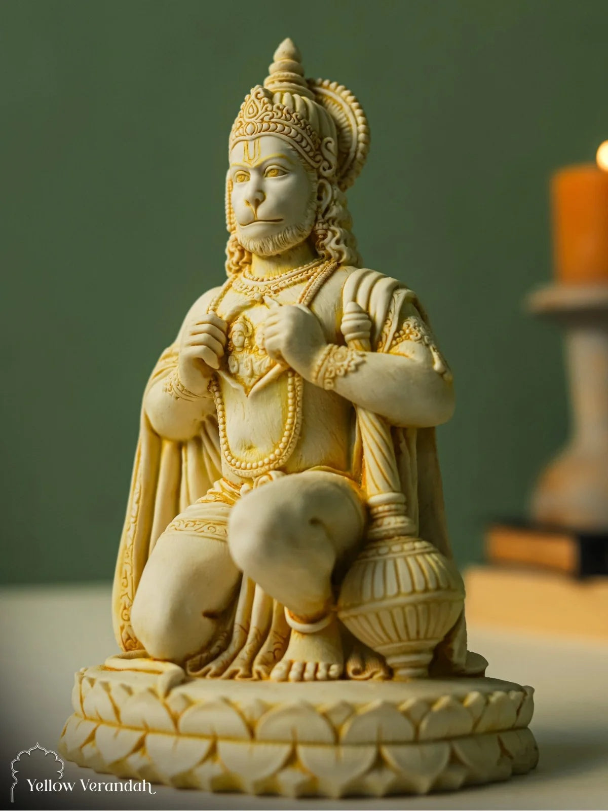 Hanuman Sculpture - Marble God Statue