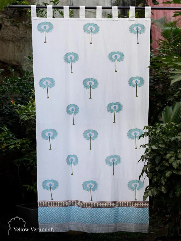 Cotton Sheer Curtains (Pair)