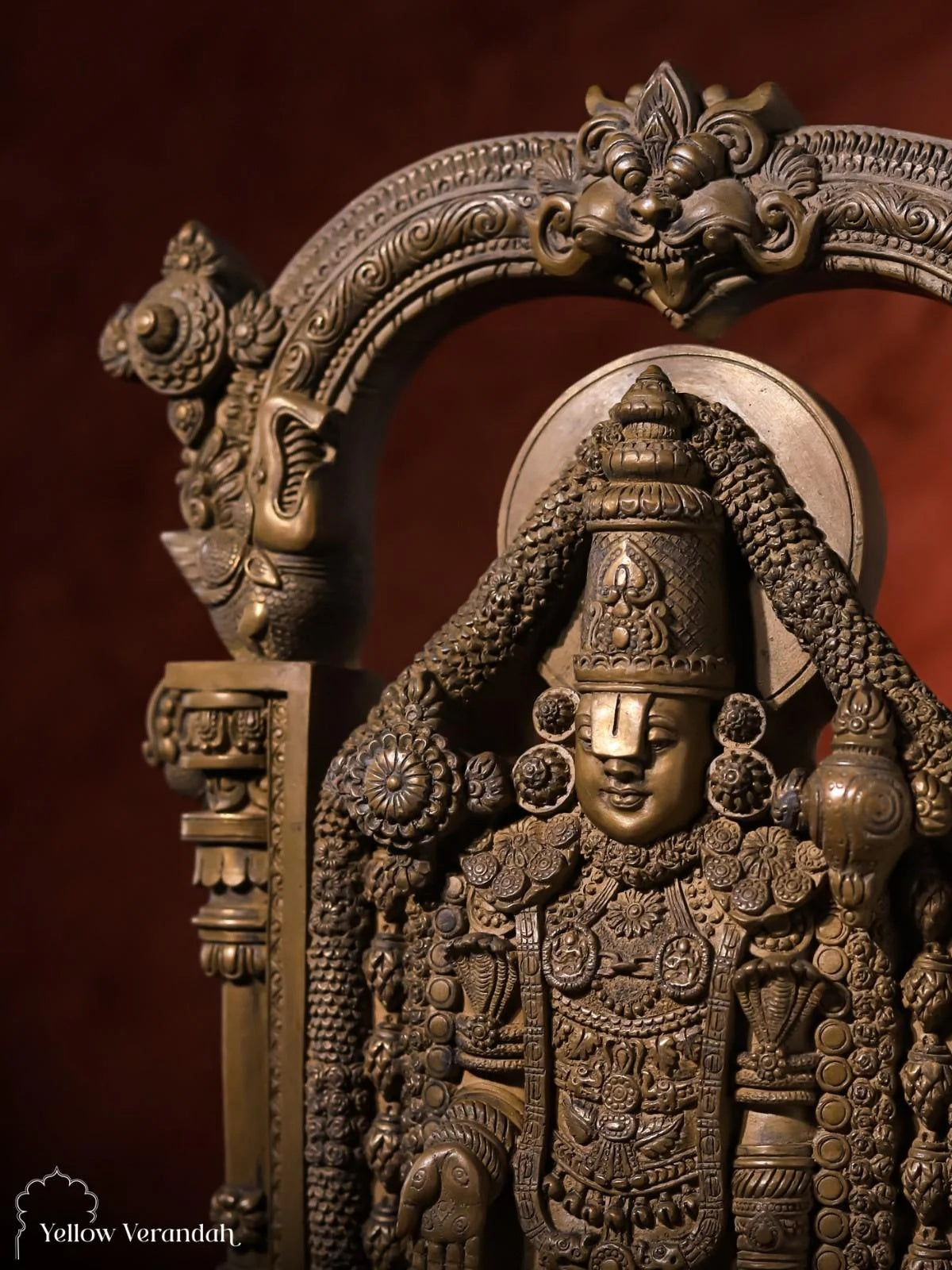 Brass Balaji Sculpture