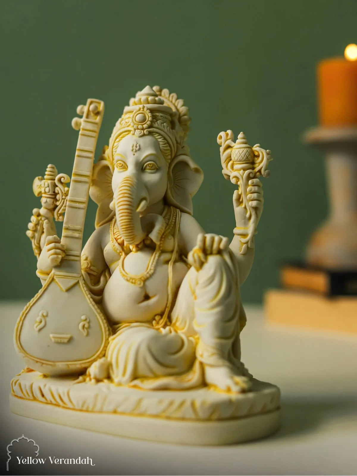 Marble Dust Sculpture - Ganesha