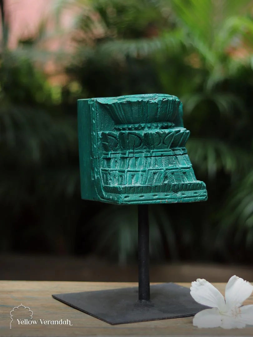 Antique Wooden Carving on Stand