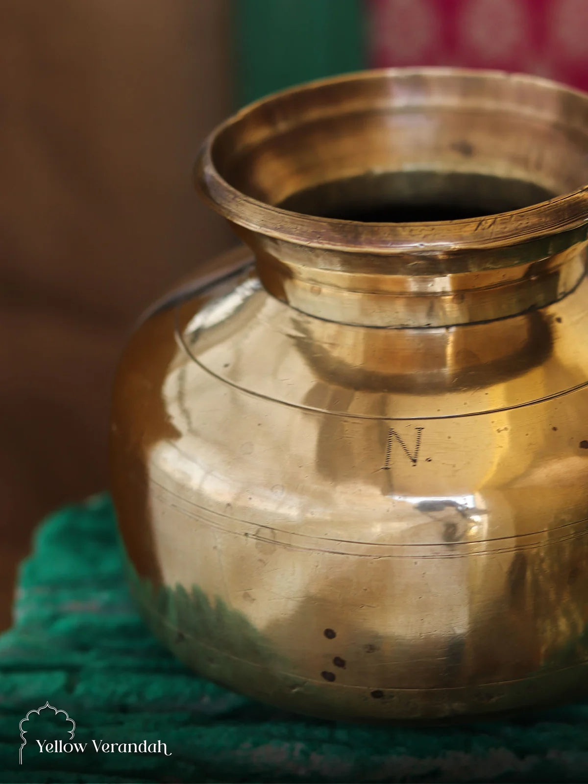 Vintage Brass Pot