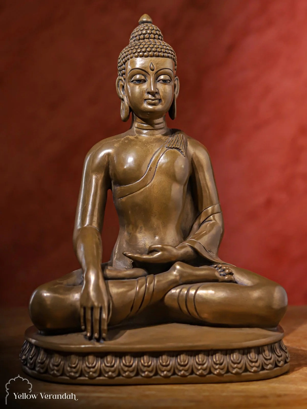 Brass Buddha Sculpture