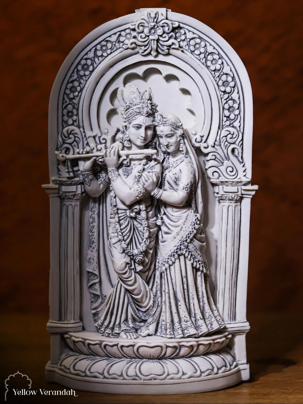 Radha Krishna Sculpture - Marble God Statue