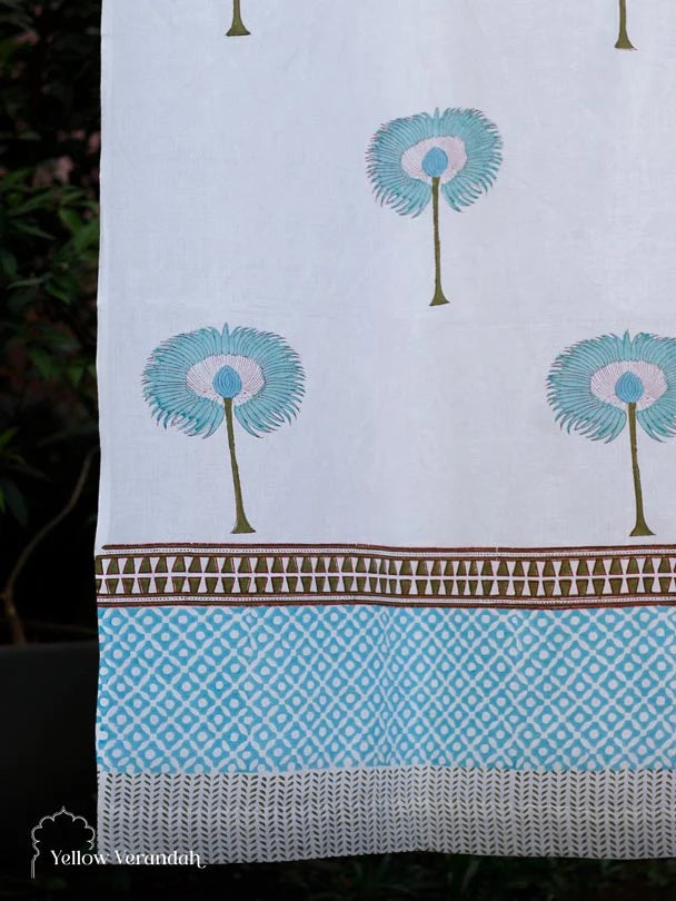 Cotton Sheer Curtains (Pair)