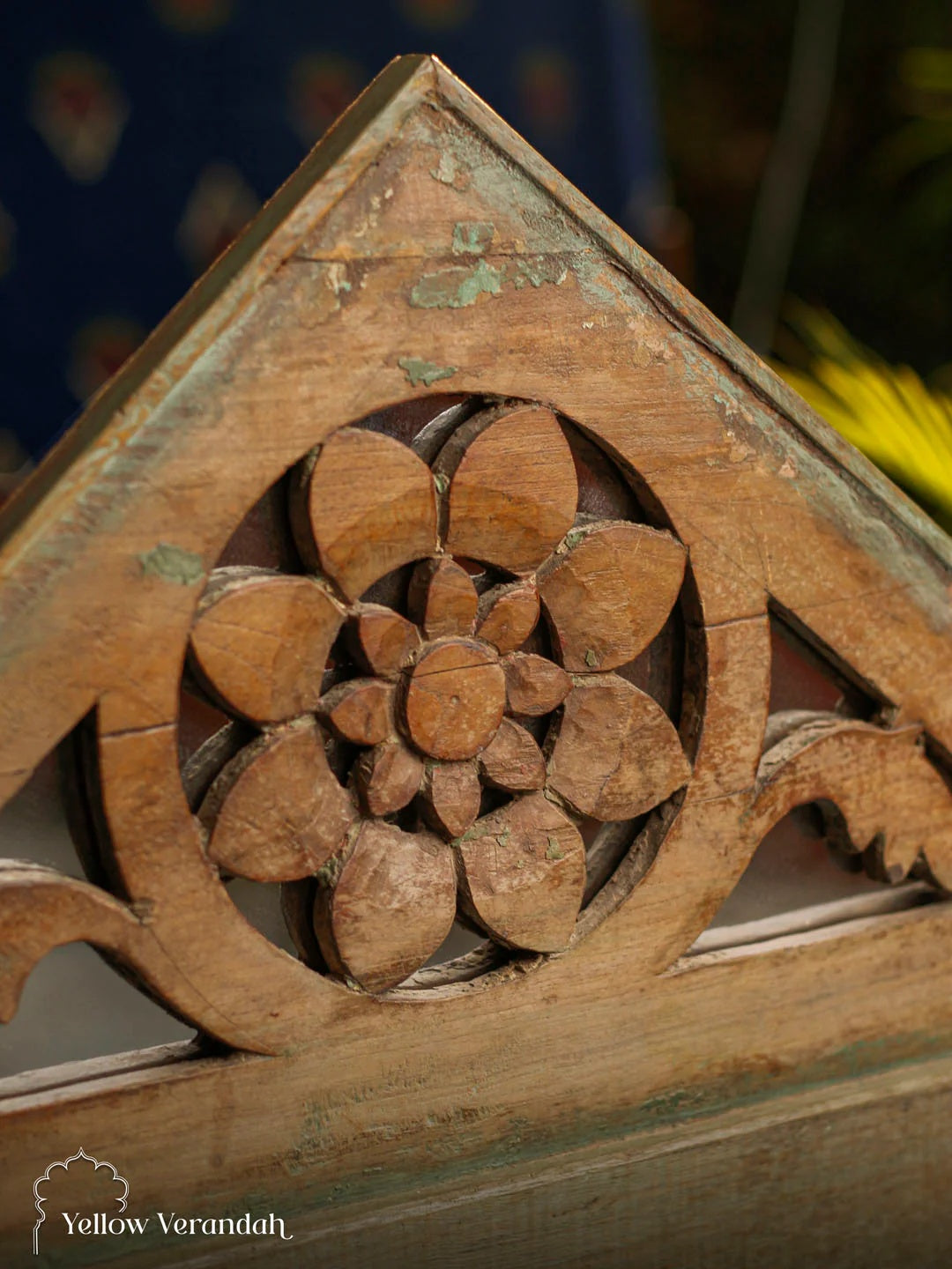 Antique Wooden Carving on Stand