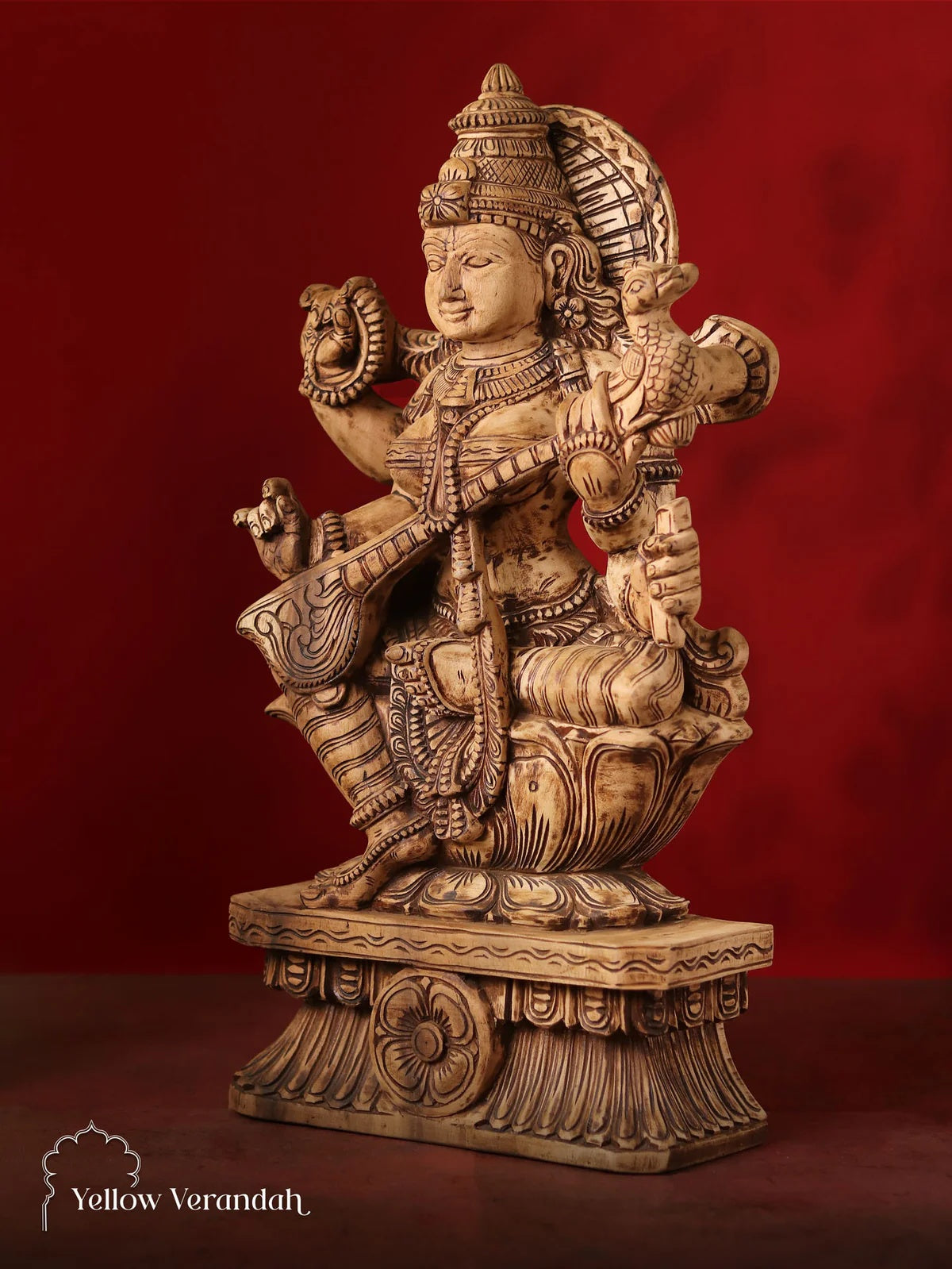 Antique Saraswati Sculpture