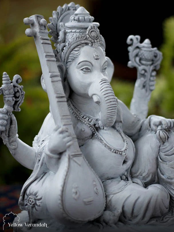Marble Dust Sculpture - Ganesha
