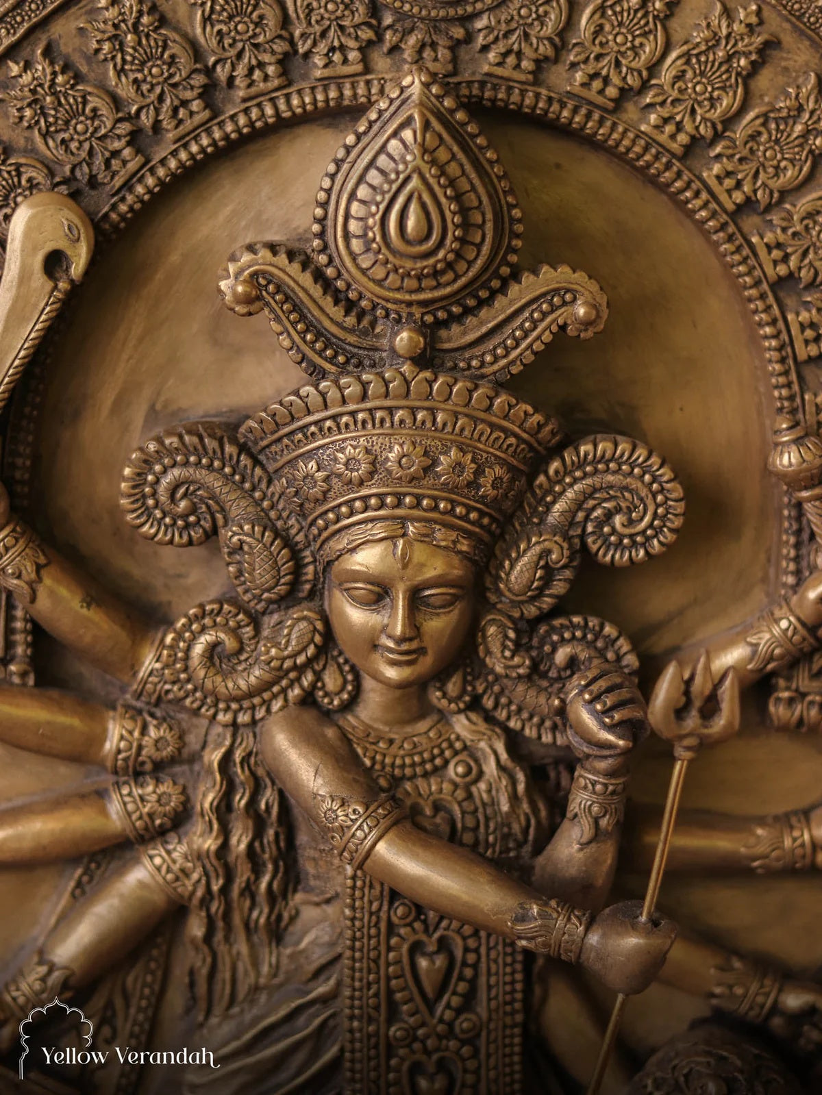 Brass Durga