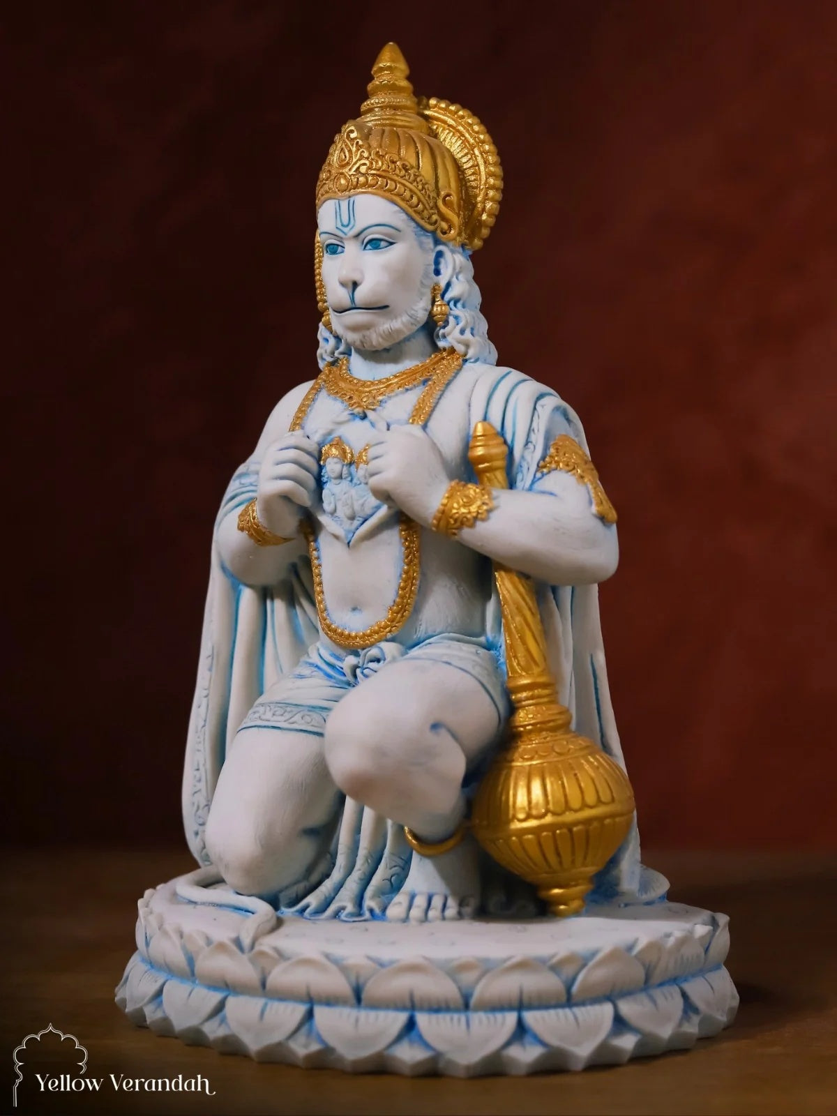 Hanuman Sculpture - Marble God Statue