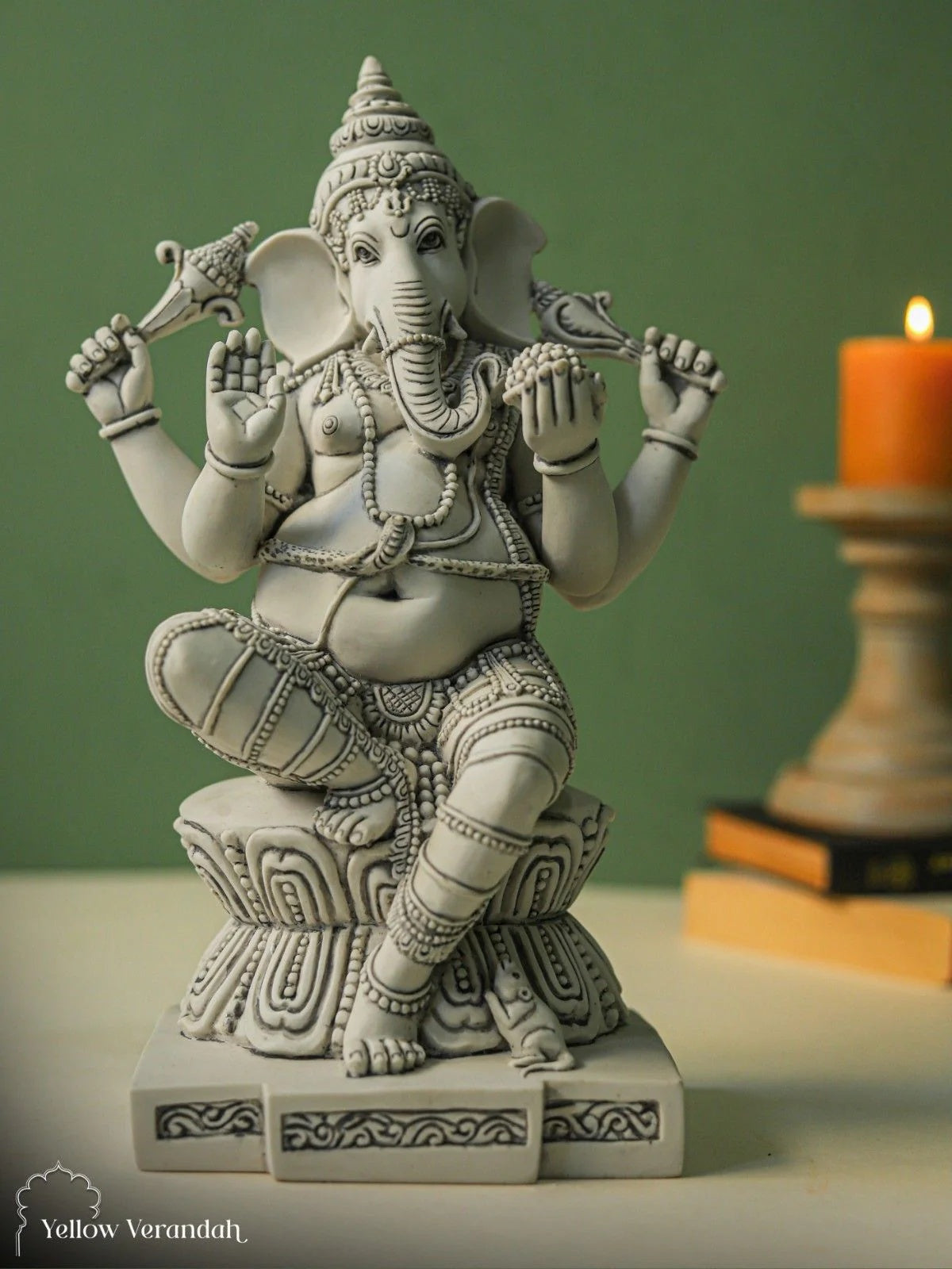 Marble Dust Sculpture - Ganesha