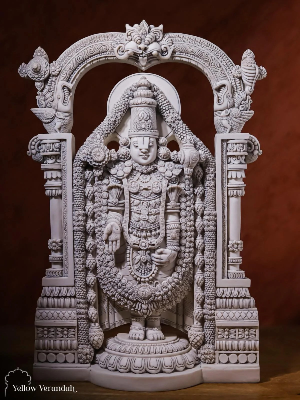 Sri Balaji Sculpture - Marble God Statue
