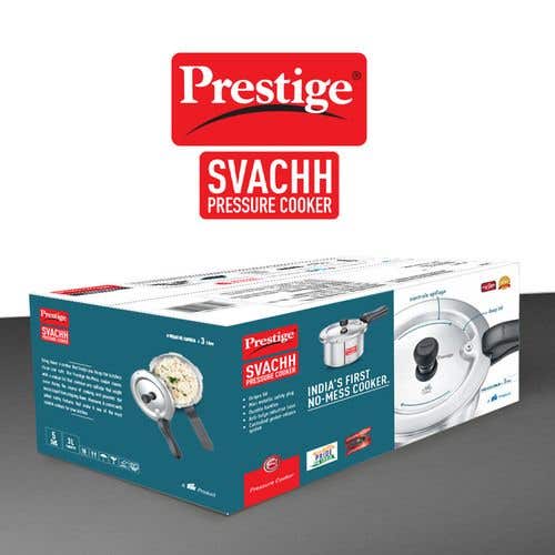 Prestige Svachh Aluminium Anti Bulge Induction Base Pressure Cooker (Silver)