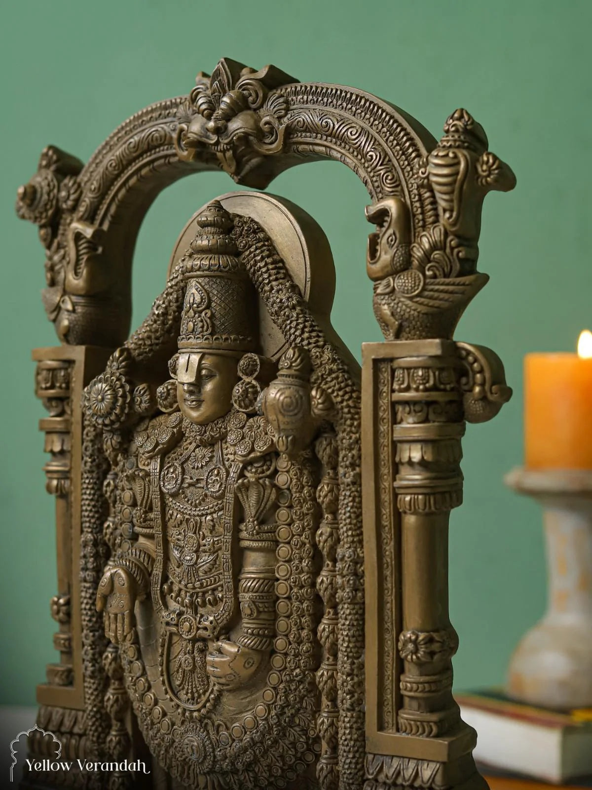 Brass Balaji Sculpture
