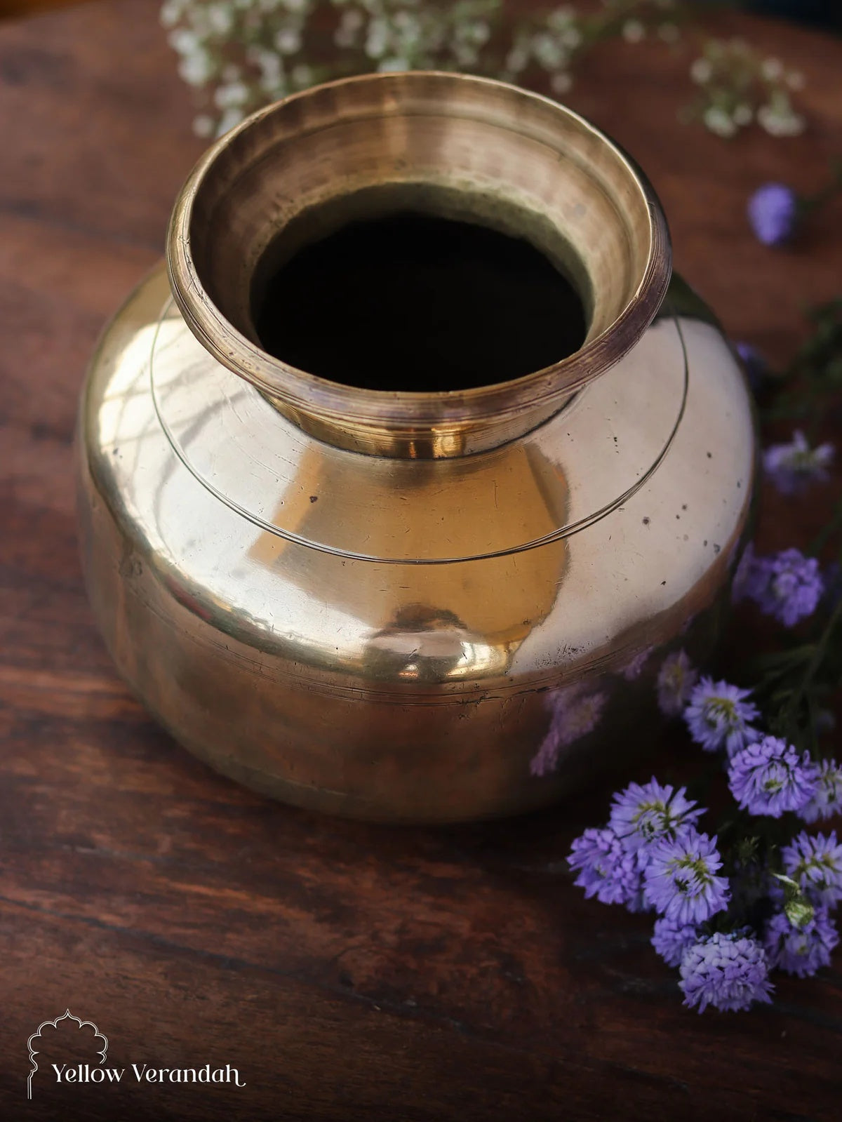 Vintage Brass Pot