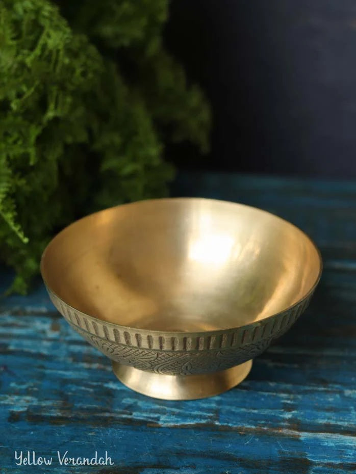 Vintage Brass Nut Bowl