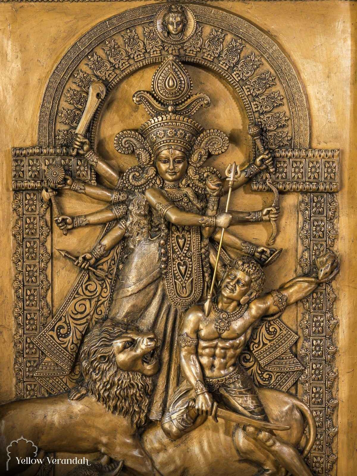 Brass Durga
